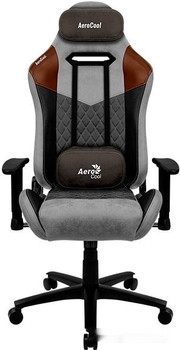 Кресло Aerocool Duke Tan Grey (черный/серый) - фото