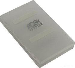 Бокс для жесткого диска Agestar 3UBCP1-6G (белый) - фото