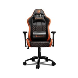 Кресло COUGAR Rampart (черный/оранжевый) - фото