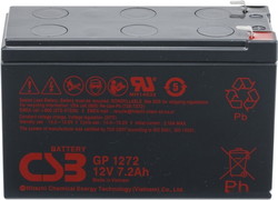 Аккумулятор для ИБП CSB GP1272 25W F2 (12В/7.2 А·ч) - фото
