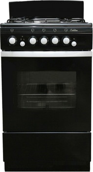 Кухонная плита De Luxe 5040.36Г (Щ) (черная) - фото