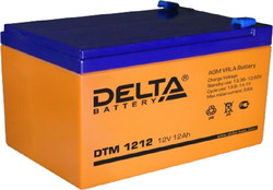 Аккумулятор для ИБП DELTA DT 1212 (12В/12 А·ч) - фото