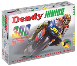 Игровая приставка Dendy Junior (300 игр + световой пистолет) - фото