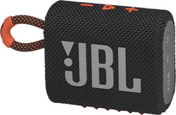 Беспроводная колонка JBL Go 3 (черный/оранжевый) - фото