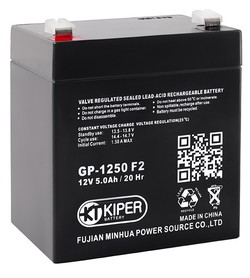 Аккумулятор для ИБП Kiper GP-1250 F2 (12В/5 А·ч) - фото