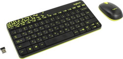 Клавиатура + мышь Logitech MK240 Nano (Black) - фото