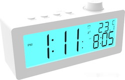 Настольные часы Ritmix CAT-111 (белый) - фото2