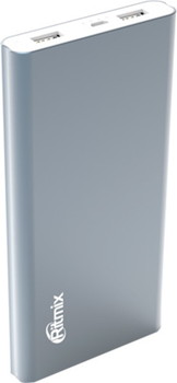 Портативное зарядное устройство Ritmix RPB-12077P (Grey) - фото